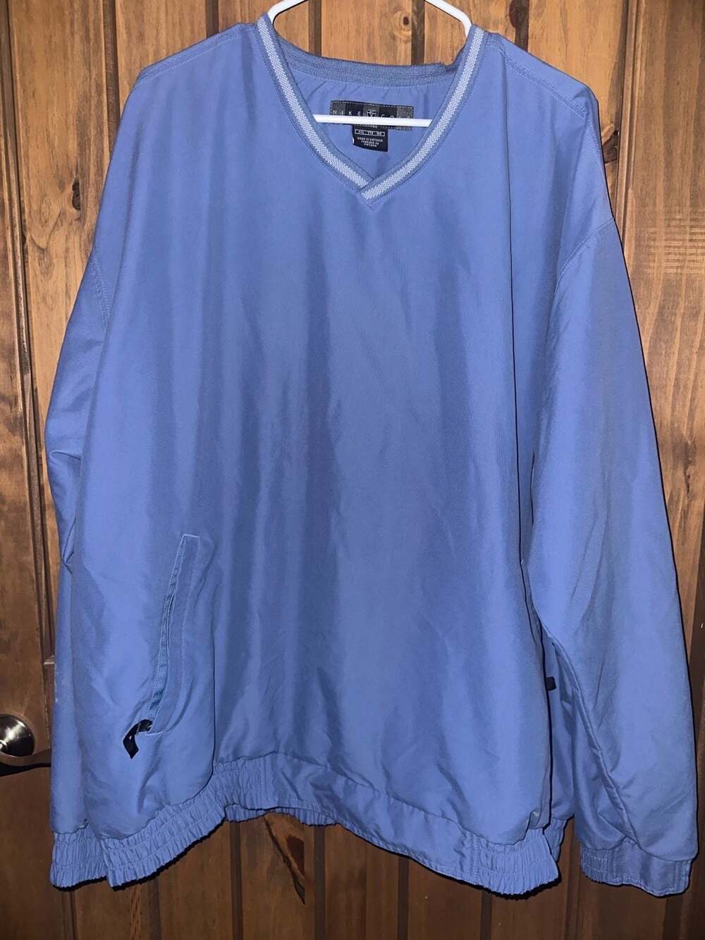 Nike Golf Windbreaker Pullover Size XXL Blue V-Neck Jacket